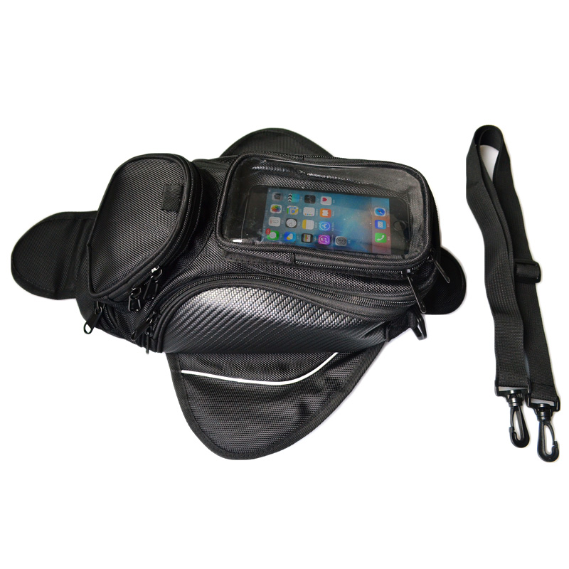 Magnetic Tank Bag - New Waterproof Motor Tank Bag Black