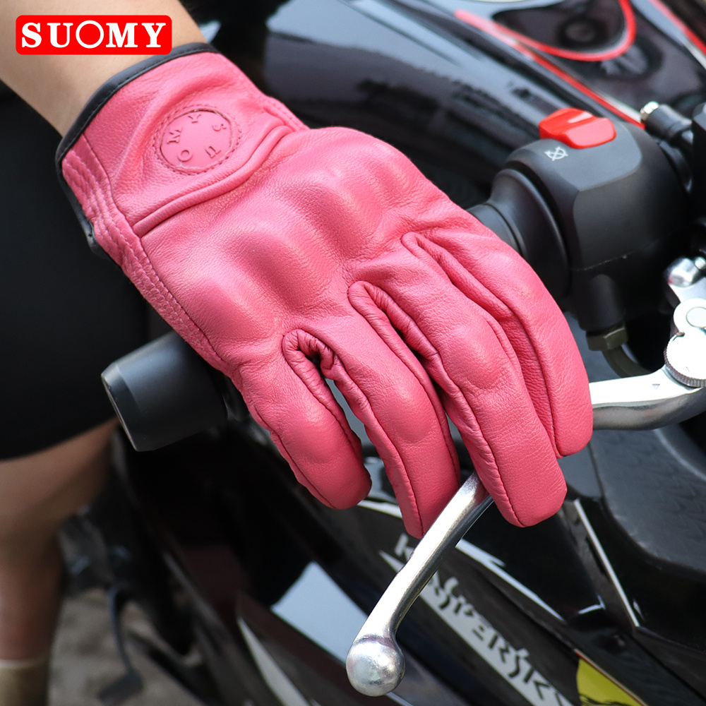 SUOMY Lady Pink Retro Leather  - Xs Motorcycle Gear review and price