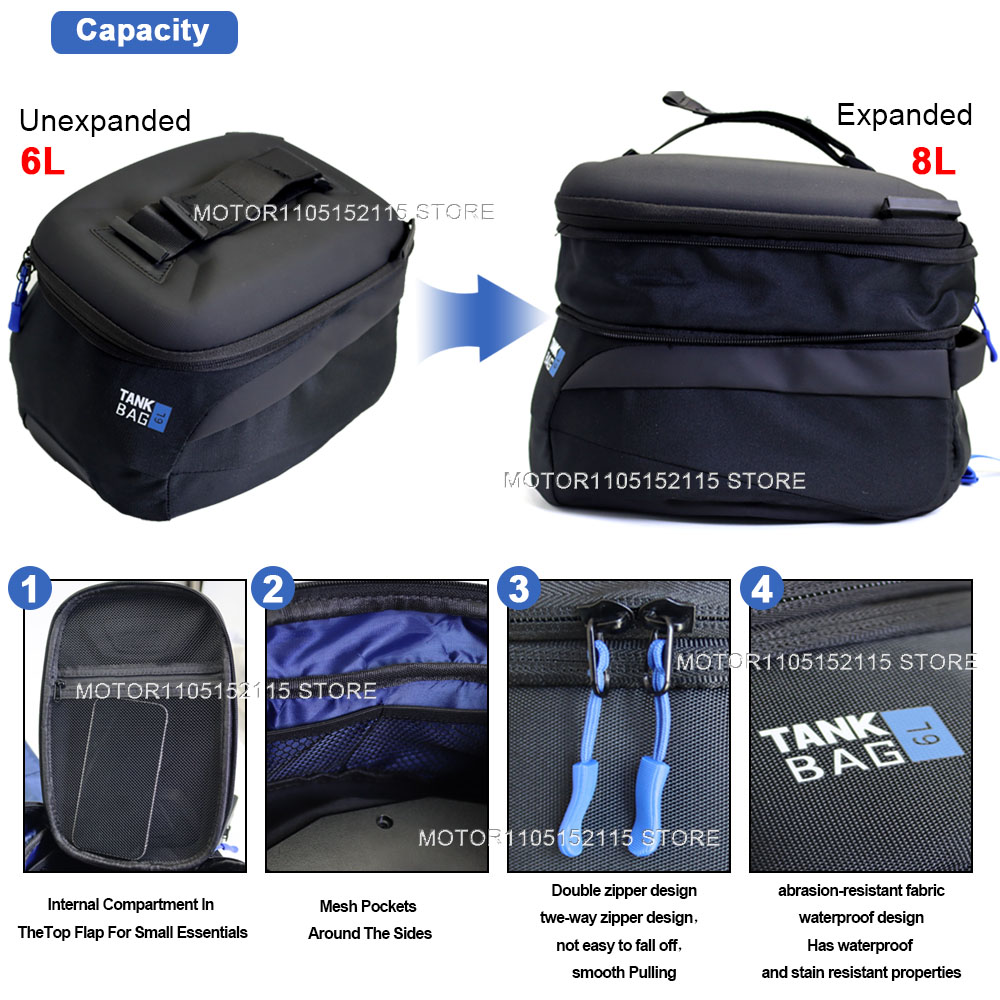 New For Suzuki V-Strom 650 100 - Magnetic Tank Bag review and price