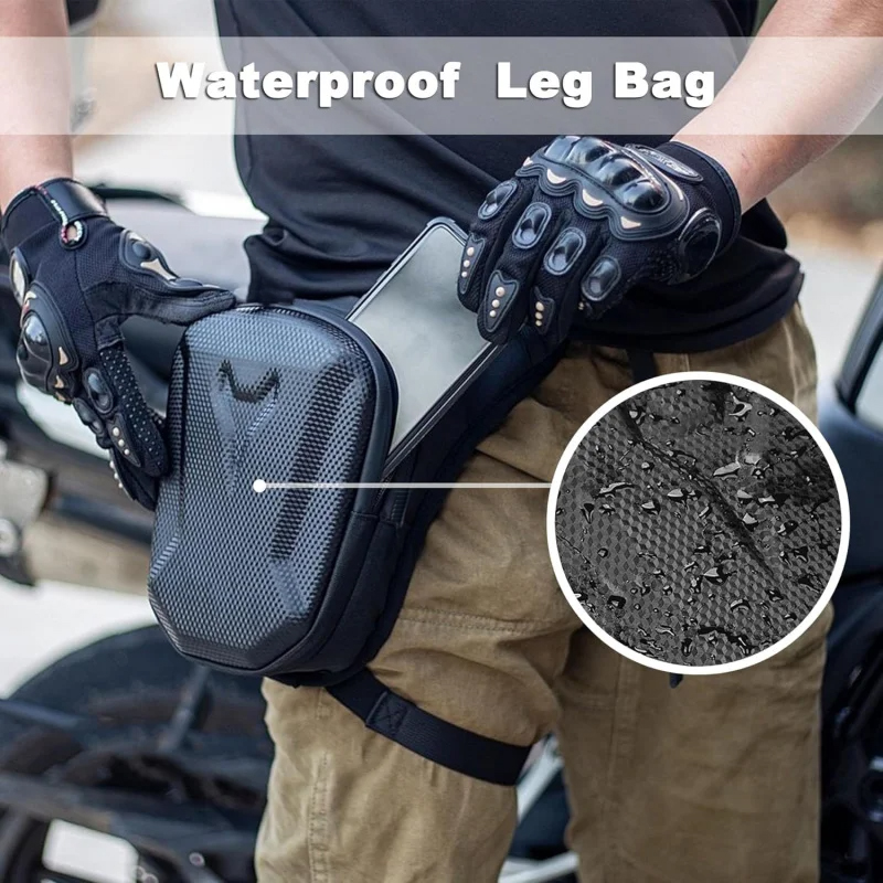 Waterproof Drop Thigh Bag Moto - Motorcycle Gear Organizer review and price
