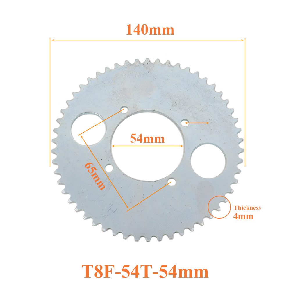 T8F 54T Chain Plate 54mm 54 To - Motorcycle Gear Organizer review and price