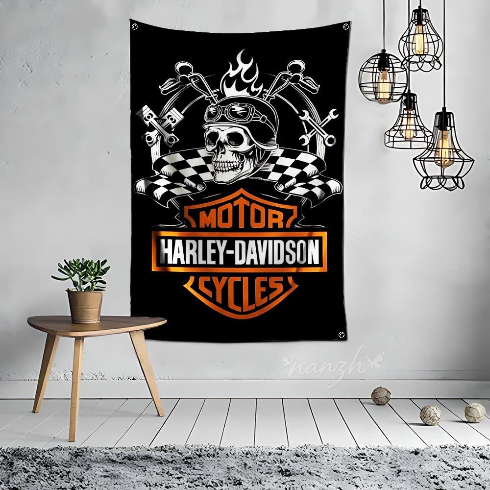 Motorcycles Logo Decorative Ar - Motorcycle Gear Organizer review and price