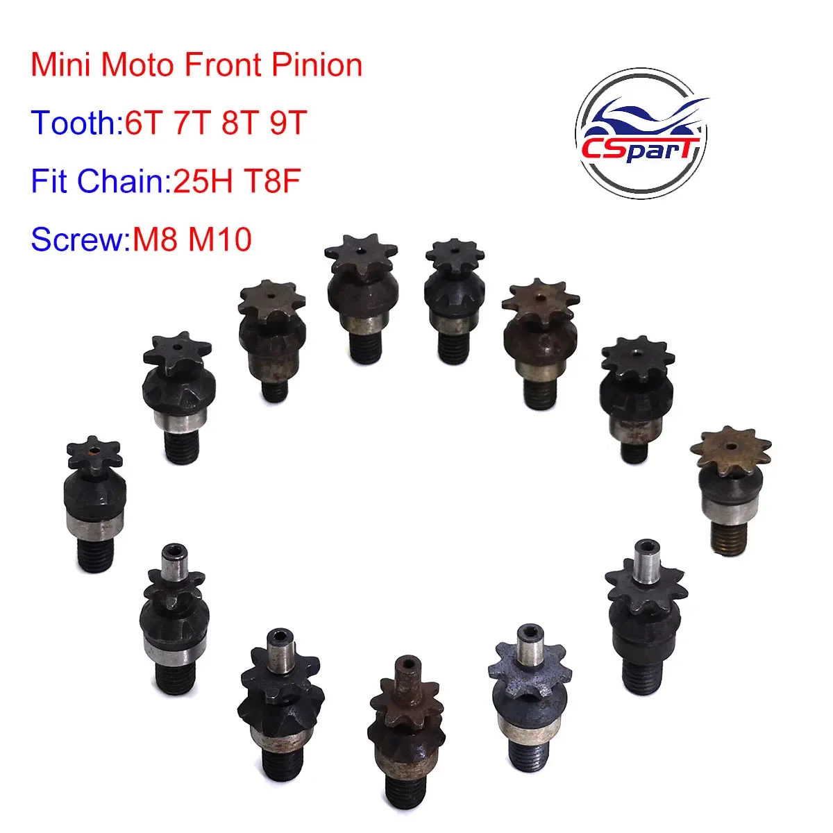 6T 7T 8T 9T 25H T8F M8 M10 Cha - Motorcycle Gear Organizer review and price